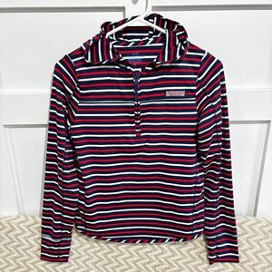 Vineyard Vines The Shep Shirt Patriotic Performance Hoodie Unisex Kids Size L
